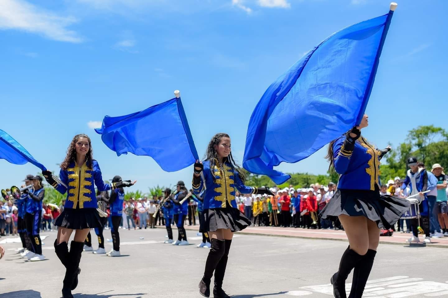 Presentación en desfile